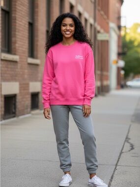 Hollister Bright Pink Crewneck Sweatshirt